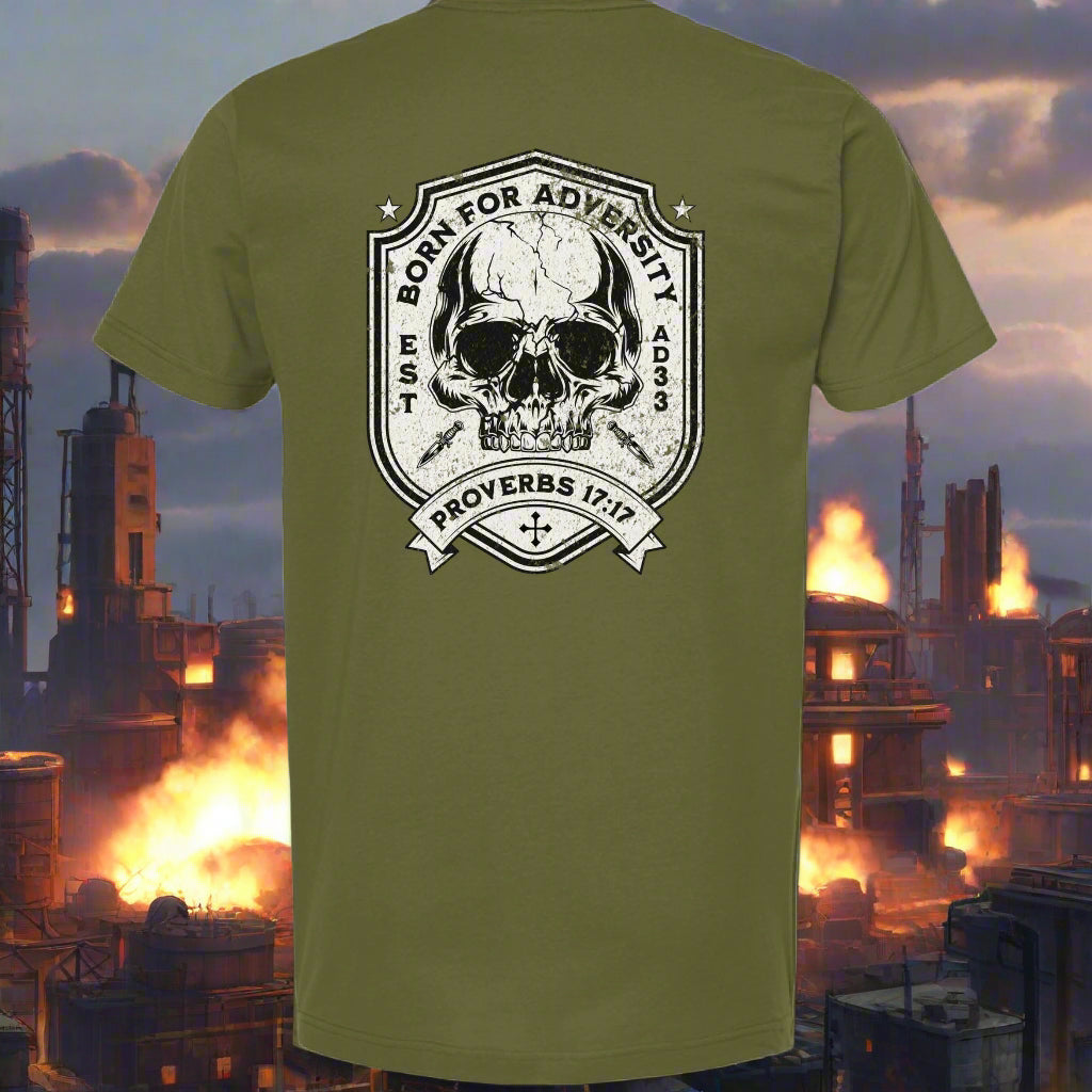 Heather Military Green - BACK