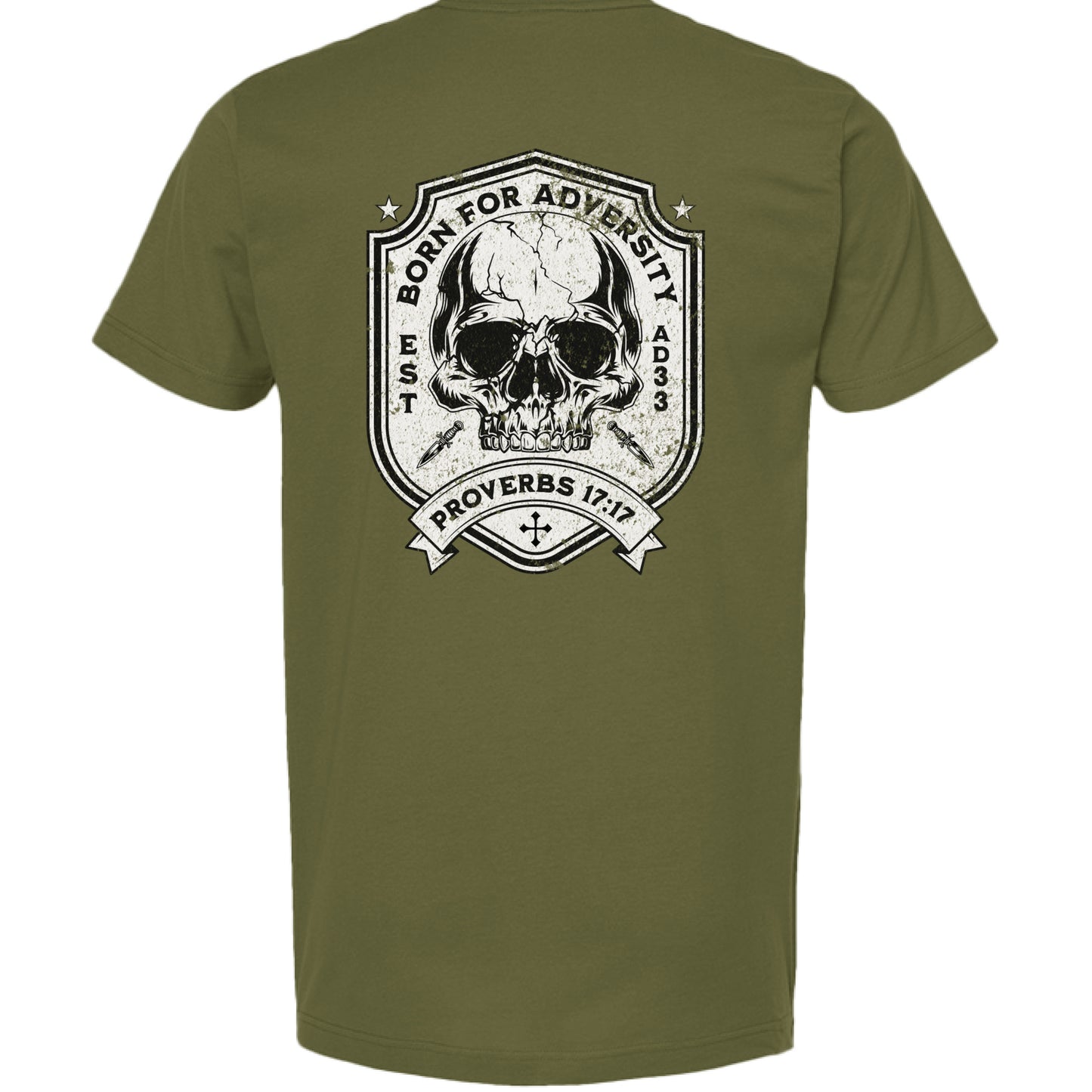 Heather Military Green - BACK