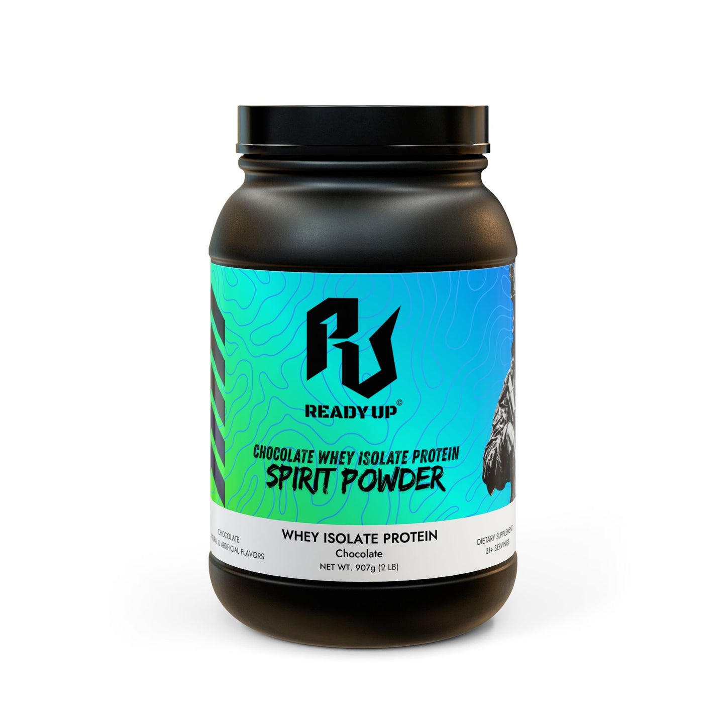 ReadyUp Spirit Powder: Whey Isolate Protein Supplement (907g, 2lb)