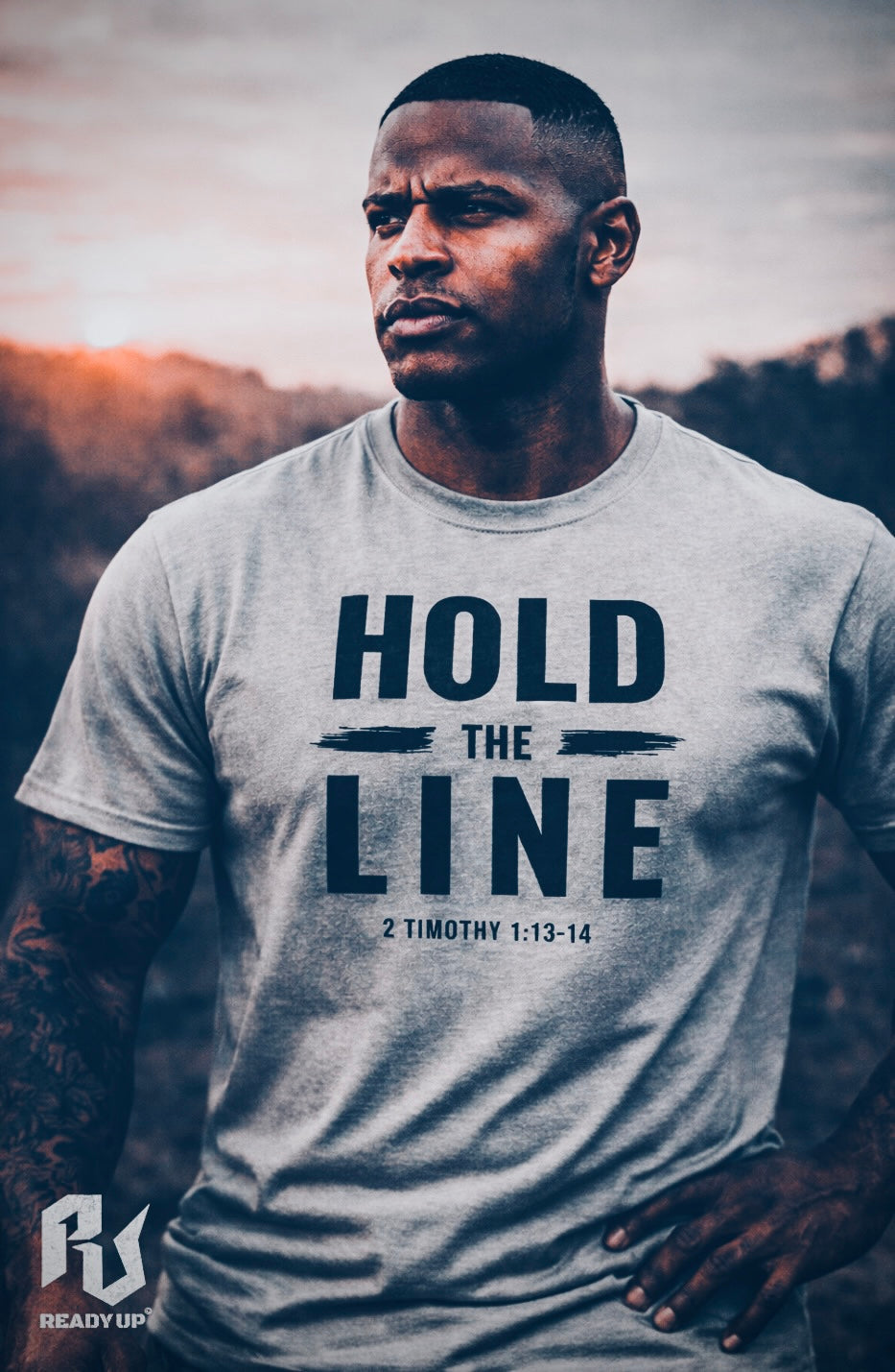 HOLD THE LINE (Dark Version) T-SHIRT - new
