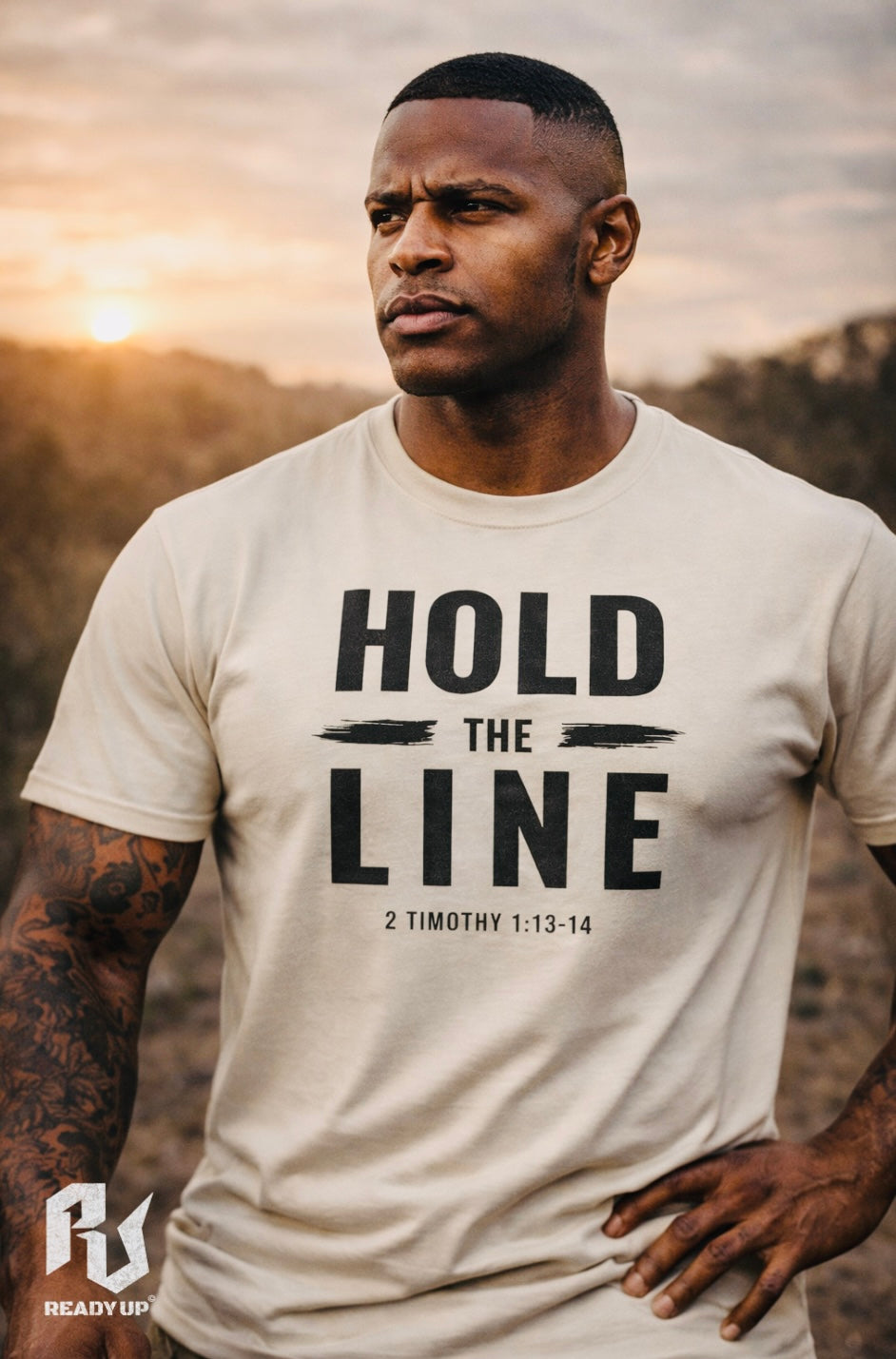 HOLD THE LINE (Dark Version) T-SHIRT - new