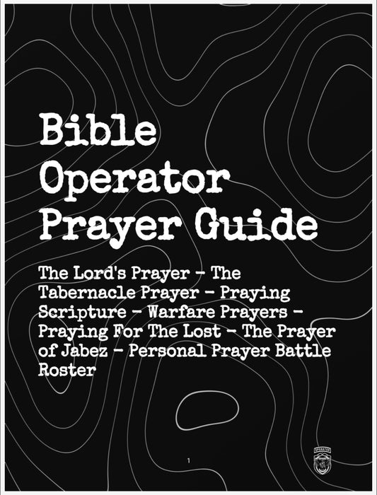 Bible Operator Prayer Guide (FREE TO DOWNLOAD)