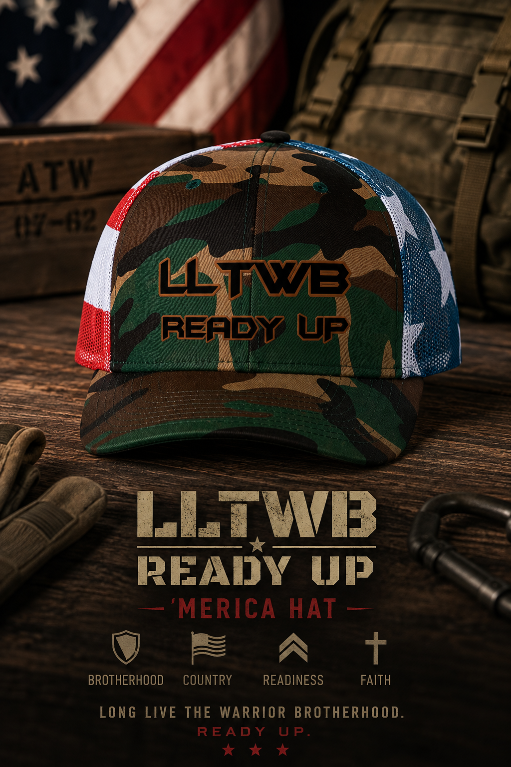 LLTWB Ready Up ’Merica Hat
