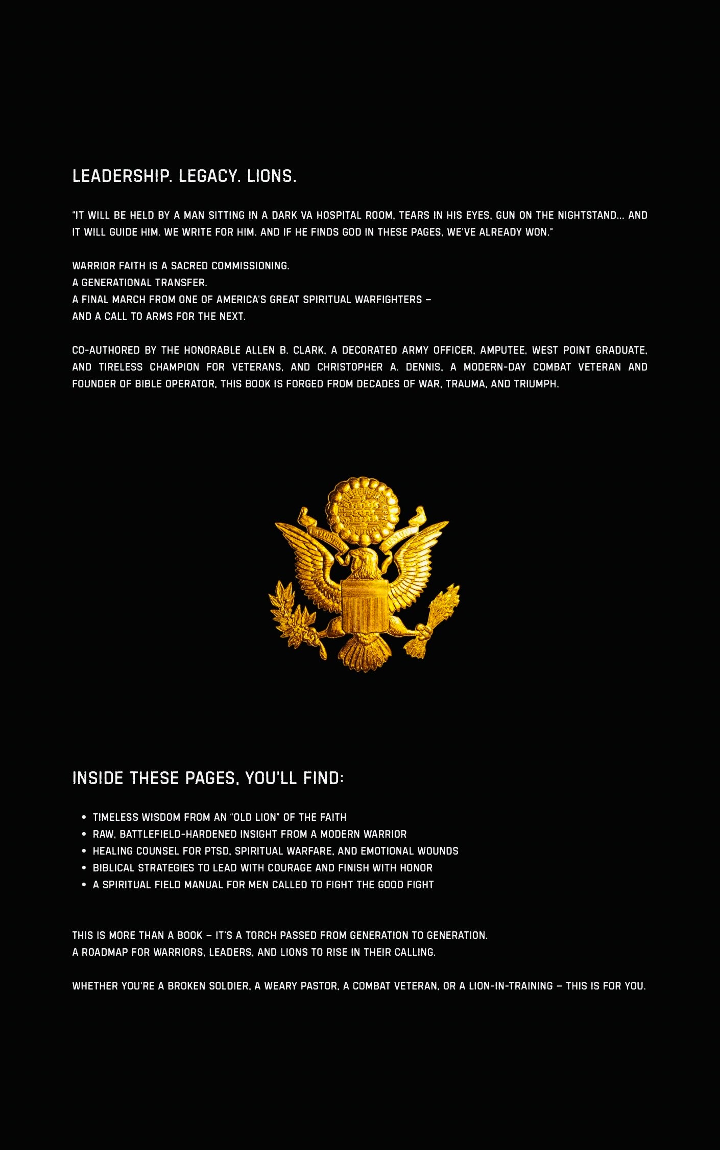 Warrior Faith - Coming Fall 2026