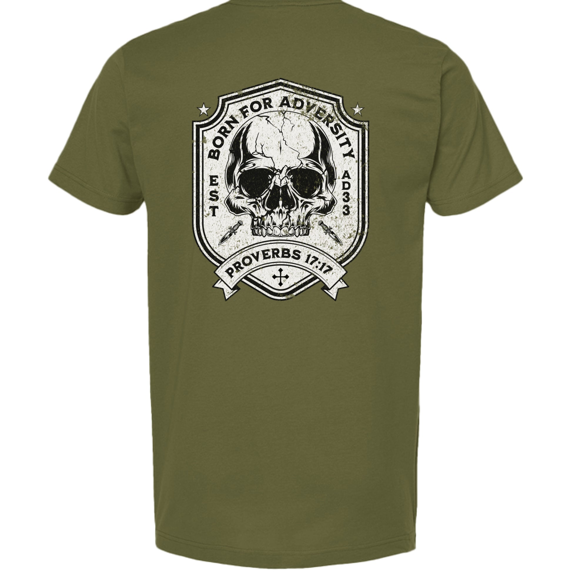 Heather Military Green - BACK