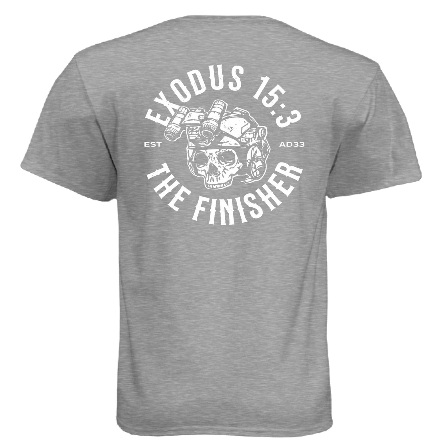 Dark Heather Grey (60/40) - BACK