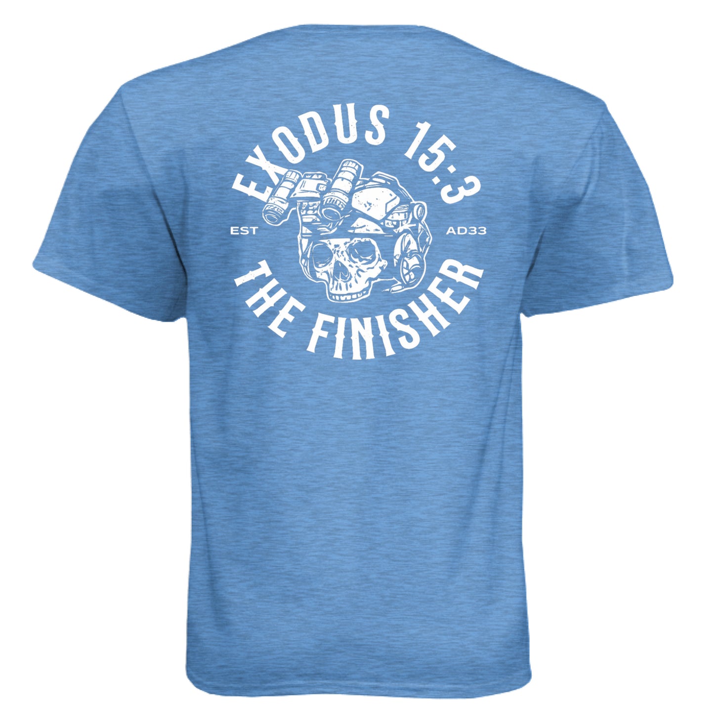 Heather Columbia Blue - BACK