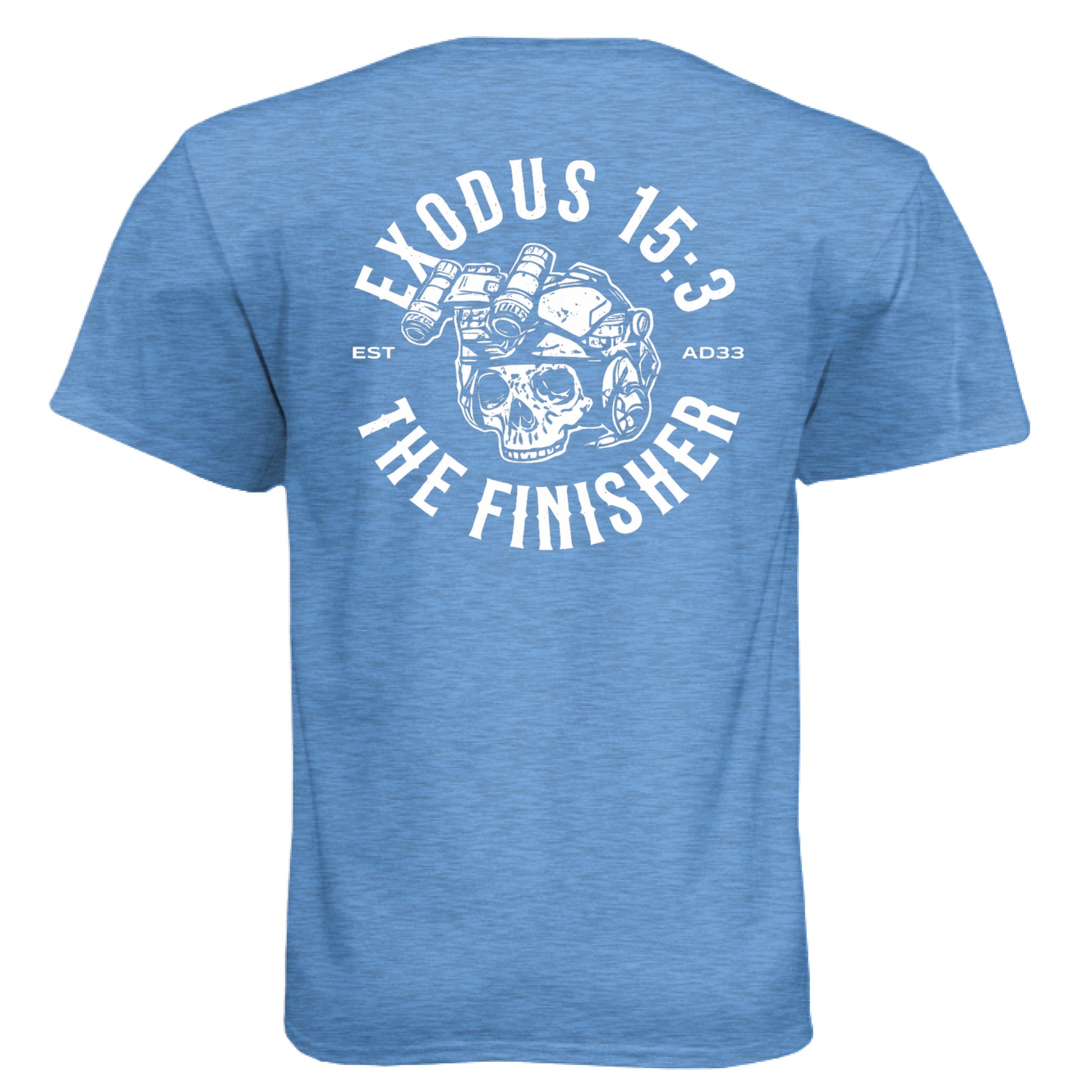 Heather Columbia Blue - BACK