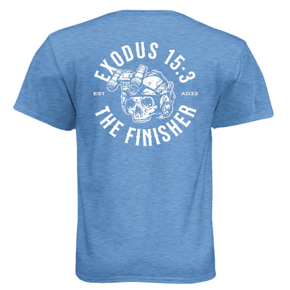 Heather Columbia Blue - BACK