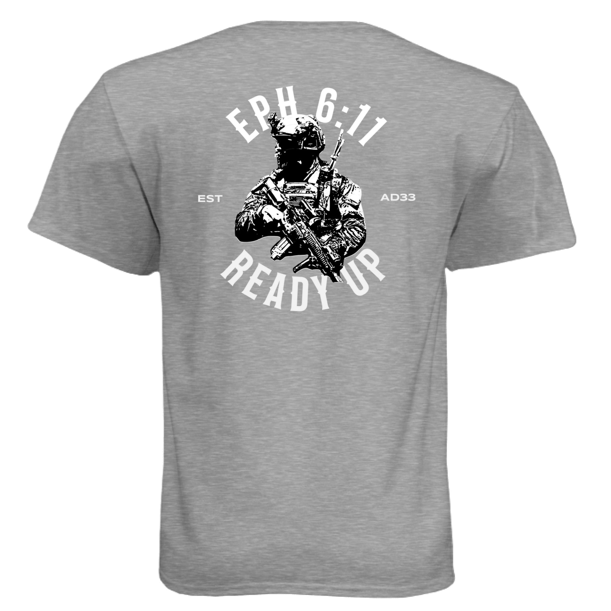 Dark Heather Grey (60/40) - BACK